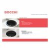 Bocchi 18.5 in W x 18.5 in L x 9 in H, Fireclay, Fireclay Kitchen Sink 1361-020-0120